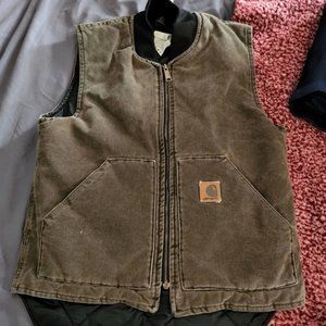 Brown vest size regular medium womens